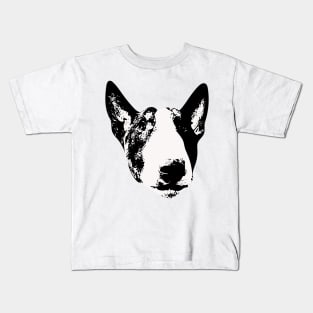 English Bull Terrier Face Kids T-Shirt